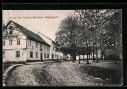 AK Heldrungen, Gasthaus Waldschlösschen Und Strassenpartie  - Heldrungen