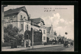 AK Burg B. M., Kaiser Friedrichstrasse Mit Passanten  - Altri & Non Classificati