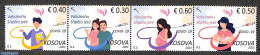 Kosovo 2021 Covid-19, Vaccinations 4v [:::], Mint NH, Health - Health - Corona/Covid19 - Autres & Non Classés