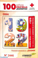 Costa Rica 2022 Youth Red Cross S/s, Mint NH, Health - Red Cross - Cruz Roja