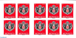 Monaco 2014 Definitives Foil Booklet (with Year 2014), Mint NH, Stamp Booklets - Ongebruikt