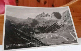 AK "DOLOMITEN STRASSE PORDOI ITALIEN" Südtirol Schöne Alte Postkarte Ca. 1930 Ansichtskarte   HEIMAT SAMMLER   ORIGINAL - Andere & Zonder Classificatie