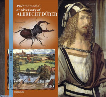 Liberia 2023 Albrecht Dürer, Mint NH, Nature - Religion - Insects - Christmas - Art - Dürer, Albrecht - Paintings - Noël