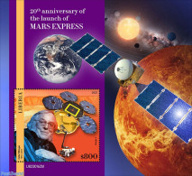 Liberia 2023 Mars Express, Mint NH, Transport - Space Exploration - Other & Unclassified