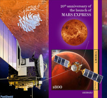 Liberia 2023 Mars Express, Mint NH, Transport - Space Exploration - Autres & Non Classés