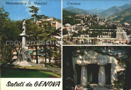72382493 Genova Genua Liguria Cimitero Monumento G. Mazzini  Genova - Autres & Non Classés