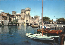72382270 Sirmione Lago Di Garda Schloss Boot  Sirmione Lago Di Garda - Autres & Non Classés