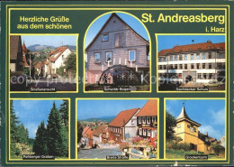 72382153 St Andreasberg Harz Schwibb-Bogen Dachdecker-Schule Glockenturm St. And - St. Andreasberg