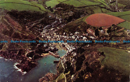 R155608 Polperro From The Air. Harvey Barton - World