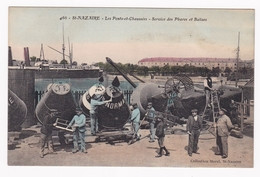 44 / SAINT NAZAIRE / LES PONTS ET CHAUSSEES / SERVICE DES PHARES ET BALISES / MAGNIFIQUE CARTE COLORISEE / MOREL 466 - Saint Nazaire