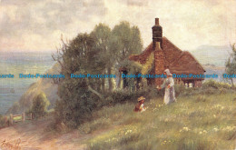 R155701 Ecclesbourne Glen. Flower Gatherers. Faulkner - World