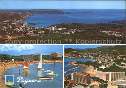 72381906 Paguera Mallorca Islas Baleares Segelboote Strand Luftbild  - Sonstige & Ohne Zuordnung