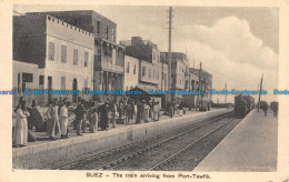 R155707 Suez. The Train Arriving From Port Tewfik - World