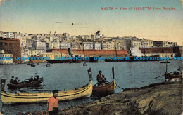 R155716 Malta. View Of Valletta From Senglea - World