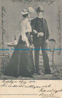 R155729 Old Postcard. Woman With Man. 1903 - World