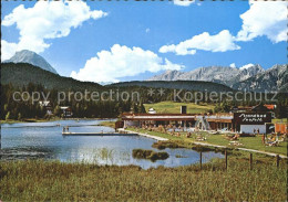 72381590 Seefeld Tirol Schwimmbad Gegen Hohe Munde Seefeld In Tirol - Other & Unclassified