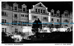 R155789 The Norfolk. Bournemouth. By Night. Always At Your Service. RP. 1960 - World