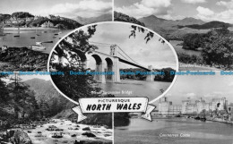 R155797 North Wales. Multi View. Salmon. RP. 1961 - World