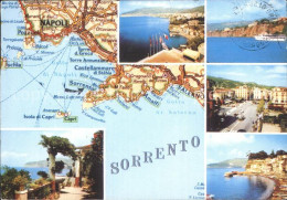 72381543 Sorrento Campania Mit Landkarte  Firenze - Other & Unclassified