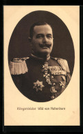 AK Portrait Kriegsminister Wild Von Hohenborn In Uniform Mit Epauletten  - Guerre 1914-18
