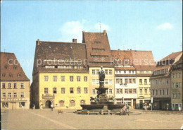 72381522 Freiberg Sachsen Obermarkt Mit Brunnen Otto Der Reiche Freiberg - Freiberg (Sachsen)