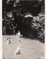 Photographie Vintage Photo Snapshot Piscine Swimming Pool Bain Bath - Andere & Zonder Classificatie