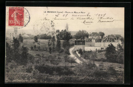 CPA Le Menoux, Route Du Moulin Neuf  - Autres & Non Classés