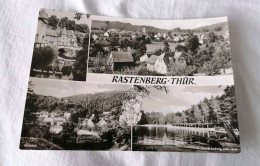 AK "RASTENBERG MIT WAPPEN, MEHRBILDKARTE THÜRINGEN" SCHÖNE ALTE POSTKARTE DDR  TOLLE ANSICHTSKARTE, SCHÖN - Soemmerda