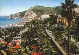 72379394 Finale Ligure La Passeggiata Promenade Strand Palmen Firenze - Other & Unclassified