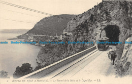 R155837 Route De Nice A Monaco. Le Tunnel De La Mala Et Le Cap D Eze. LL. No 4 - World