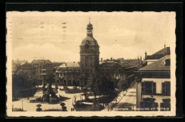 AK Mannheim, Paradeplatz Mit Rathaus  - Mannheim