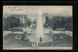 AK Mannheim, Heidelbergerstrasse Mit Brunnen  - Mannheim