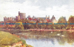 R155840 Windsor Castle From The River. Salmon - World