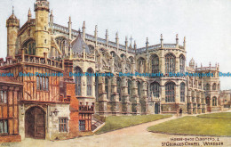 R155842 Horse Shoe Cloisters And St. Georges Chapel. Windsor. Salmon - World