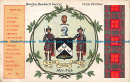 R155844 Septs. Badge Roebuck Berry. Clan Tartan. D. Fergusson - World