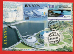 Kazakhstan 2018.   FDC.  Europa-CEPT.  Bridge - Kasachstan