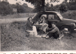 Photographie Vintage Photo Snapshot Barrage De Vezin Automobile Pic-nic - Other & Unclassified