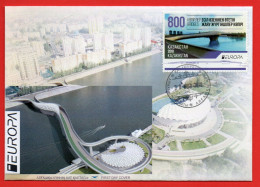 Kazakhstan 2018.   FDC.  Europa-CEPT.  Bridge - Kazajstán