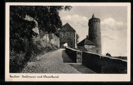 AK Bautzen, Stadtmauer Und Wasserkunst  - Bautzen