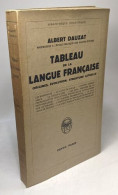 Tableau De La Langue Francaise: Origines Evolution Structure Actuelle - Other & Unclassified