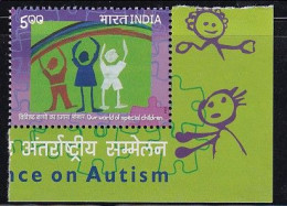 'Autism Tab' India MNH 2003, Autism Confrence, Healh, Disease, Disorder - Unused Stamps