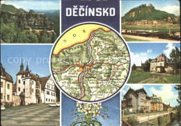 72379077 Decin Boehmen Schloss Gebirge Schaeferwand  Decin - Czech Republic