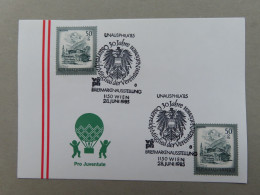 Österreich Pro Juventute - Mit Sonderstempel 28. Juni 1985 Wien, 30 Jahre Österreich Mitglied Der UNO (Nr.1993) - Other & Unclassified