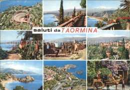 72378867 Taormina Sizilien Teilansichten Ruine  Taormina - Autres & Non Classés