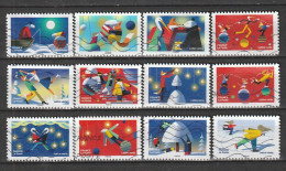 France 2022 Noël - Mon Carnet De Timbres Féérique Oblitéré - Gebraucht