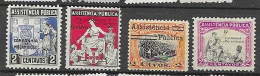 Portuguese Mozambique Mh * With Gum (last Without) 1932-41 All Postal Tax Stamps 40 Euros - Mosambik