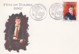 Carte  Maximum  1er  Jour    FRANCE     Fête  Du   Timbre    HARRY  POTTER     MARSEILLE   2007 - 2000-2009