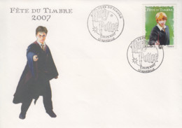 Enveloppe  FDC  1er  Jour    FRANCE    Fête  Du  Timbre   HARRY   POTTER     MARSEILLE    2007 - 2000-2009