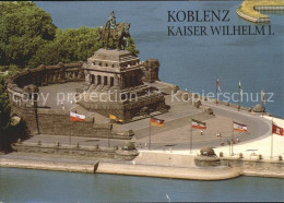 72378505 Koblenz Rhein Deutsches Eck Mit Kaiser Wilhelm Denkmal Koblenz - Koblenz