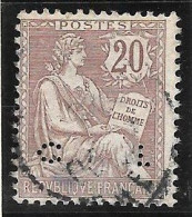 1 04	24 1	18	N°	113	Perforé	-	Cl 188	-	CREDIT LYONNAIS - Used Stamps